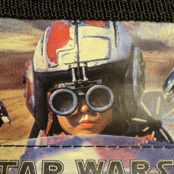 VTG Star Wars Episode 1 Anakin Pencil Pouch School Supply 3 Ring Binder Bag - Picture 11 of 12